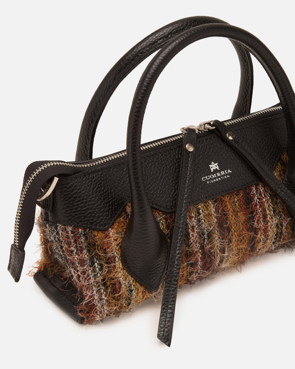 Holly Small tote Rococò Nero  - Cuoieria Fiorentina