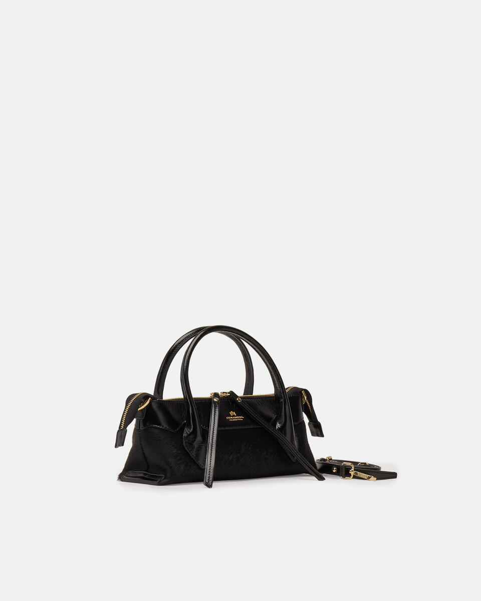 Holly Small tote cavallino Nero  - Mini Bag - Borse Donna - Borse - Cuoieria Fiorentina