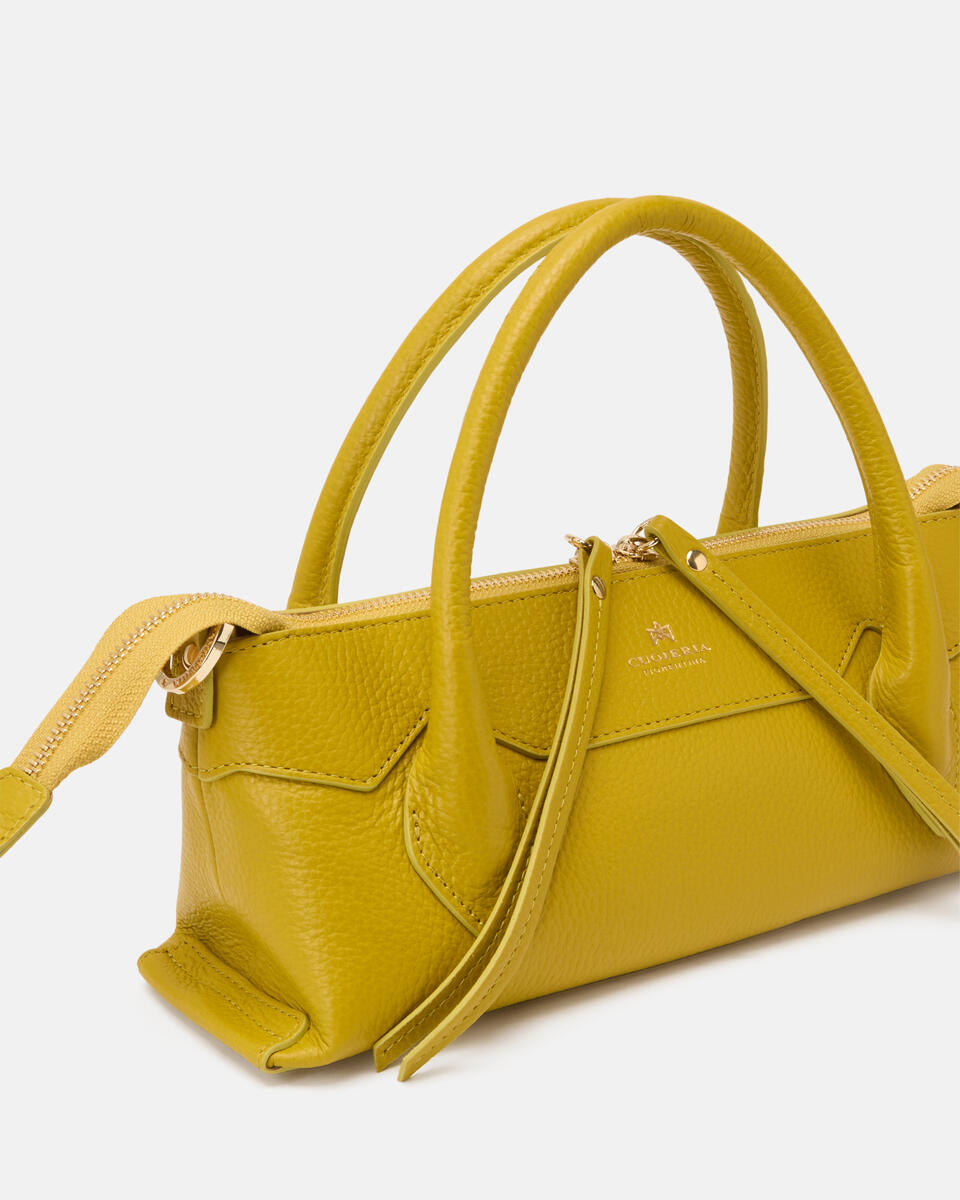Holly Small tote dollaro Acid green  - Tote Bag - Borse Donna - Borse - Cuoieria Fiorentina