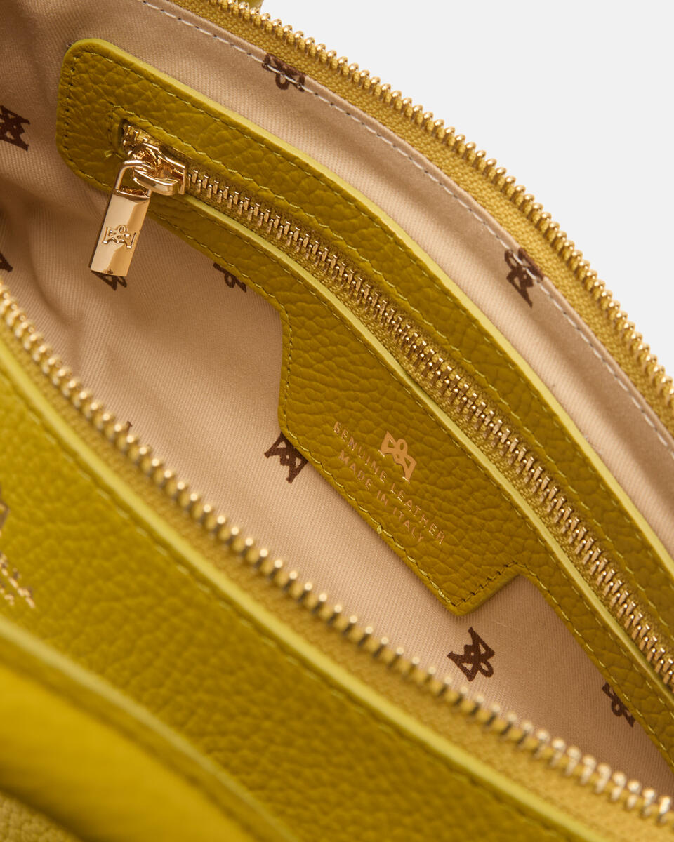 Holly Small tote dollaro Acid green  - Tote Bag - Borse Donna - Borse - Cuoieria Fiorentina
