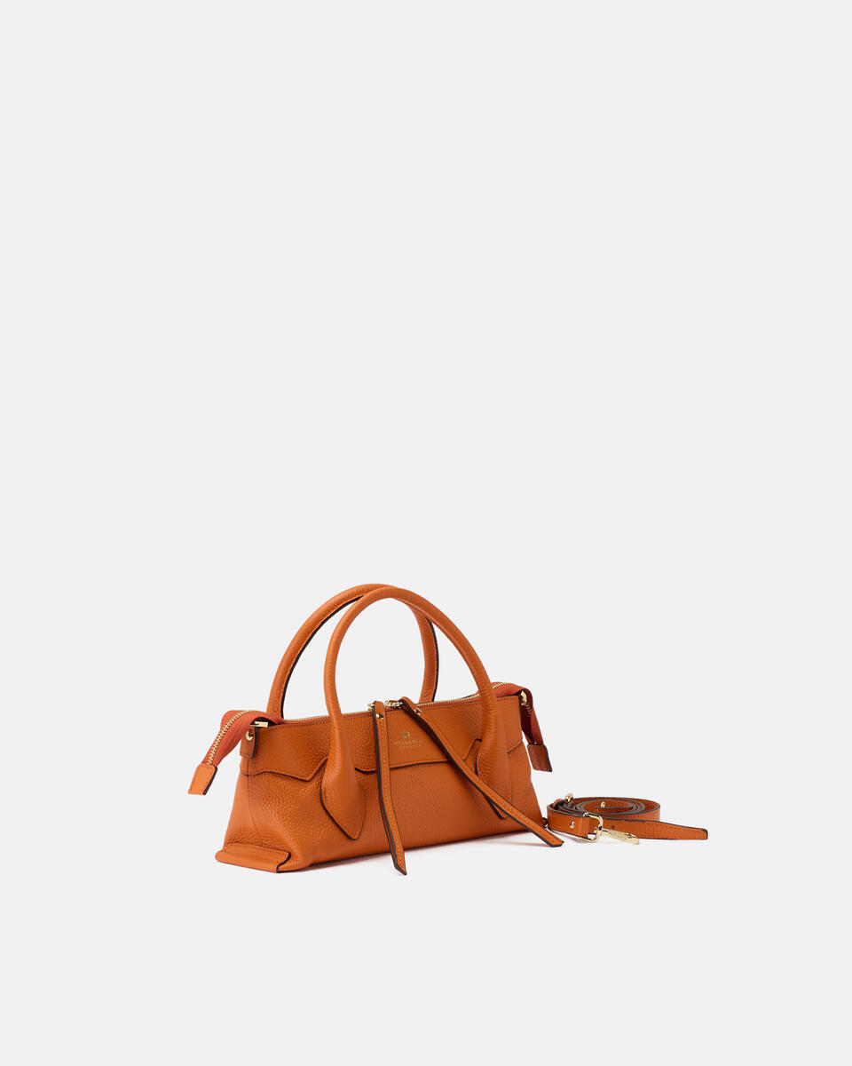 MINI TOTE BAG Orange  - Tote Bag - Women's Bags - Bags - Cuoieria Fiorentina