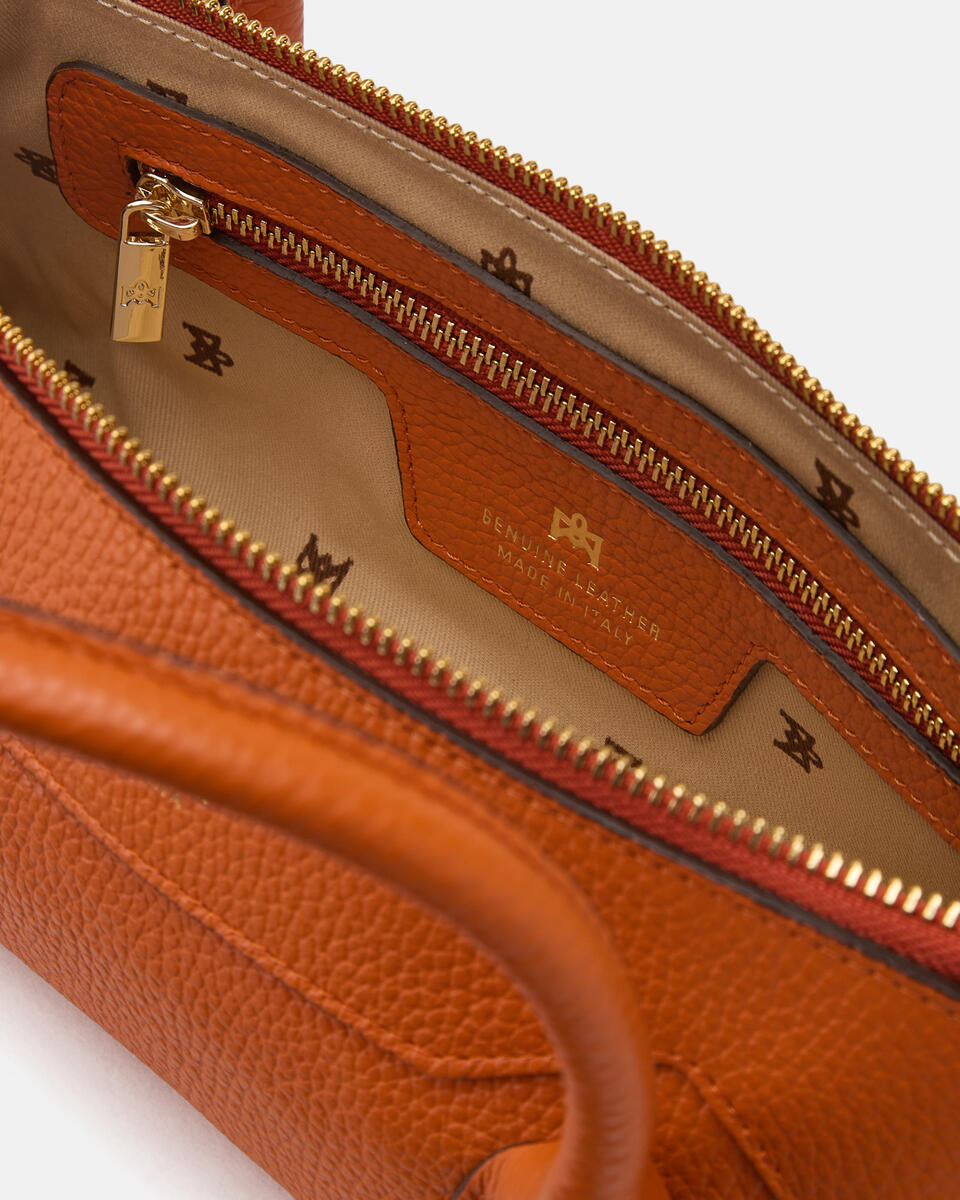 MINI TOTE BAG Orange  - Tote Bag - Women's Bags - Bags - Cuoieria Fiorentina
