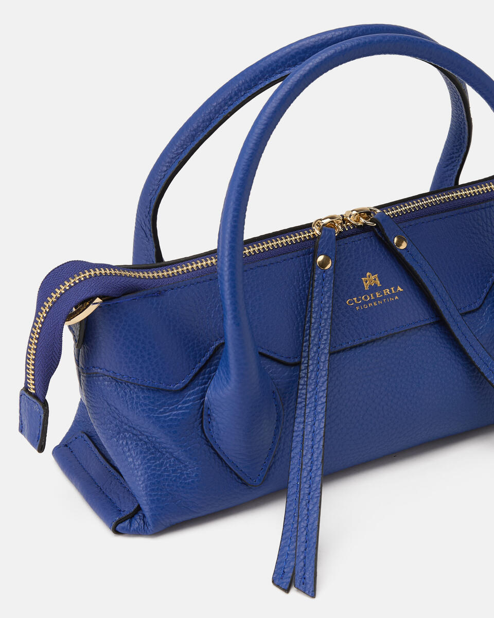 MINI TOTE BAG Bluette  - Tote Bag - Women's Bags - Bags - Cuoieria Fiorentina