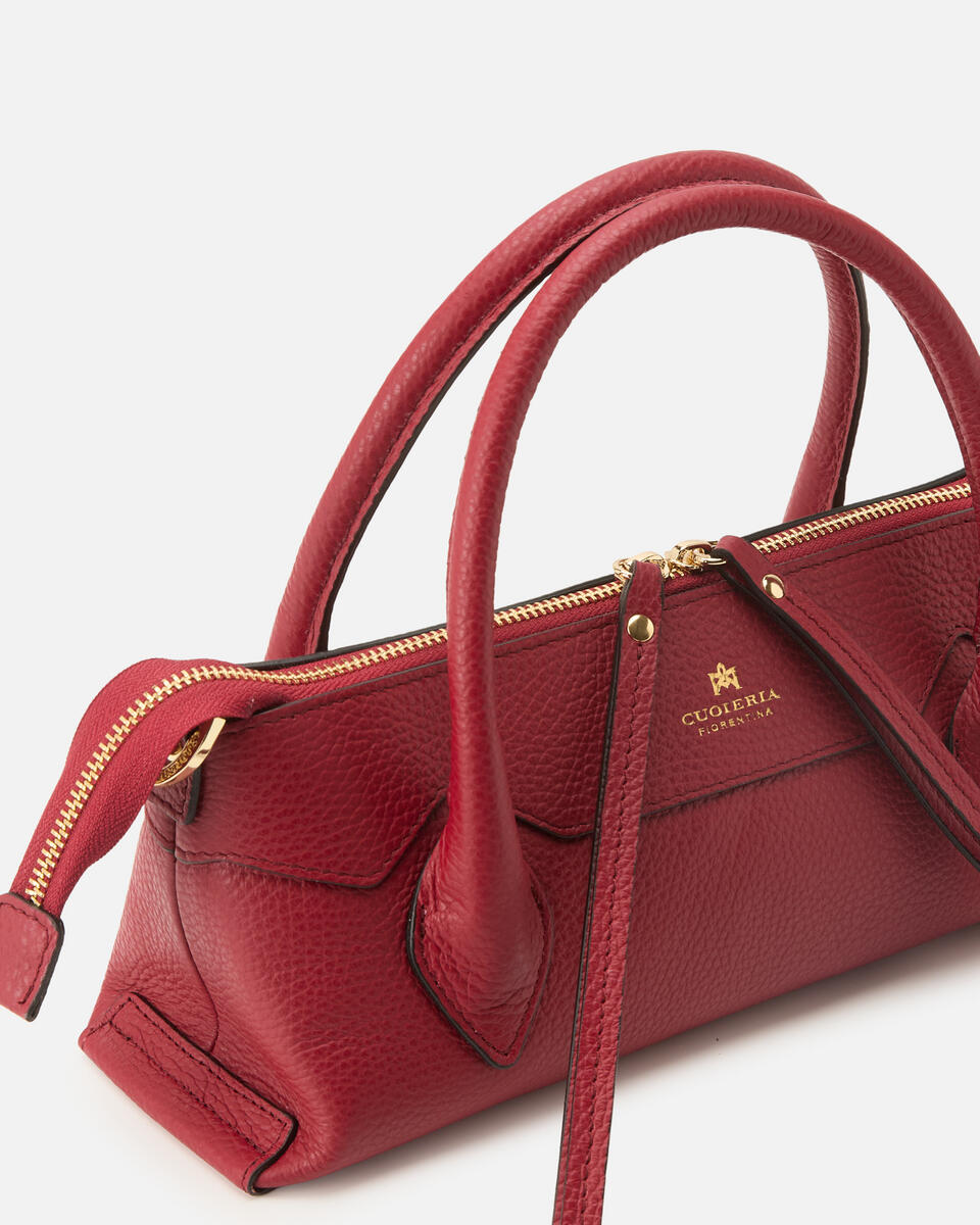 MINI TOTE BAG Cherry  - Cuoieria Fiorentina