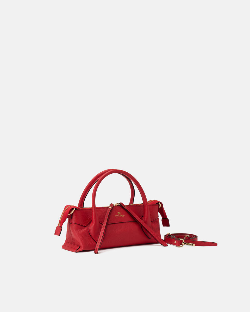 MINI TOTE BAG Tomato  - Tote Bag - Women's Bags - Bags - Cuoieria Fiorentina