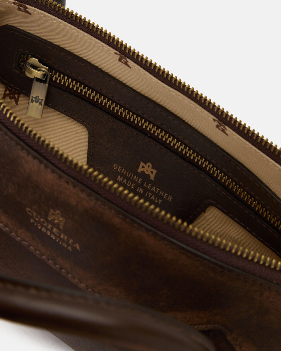 Holly Small tote Vitello Texas Caramel  - Mini Bag - Borse Donna - Borse - Cuoieria Fiorentina