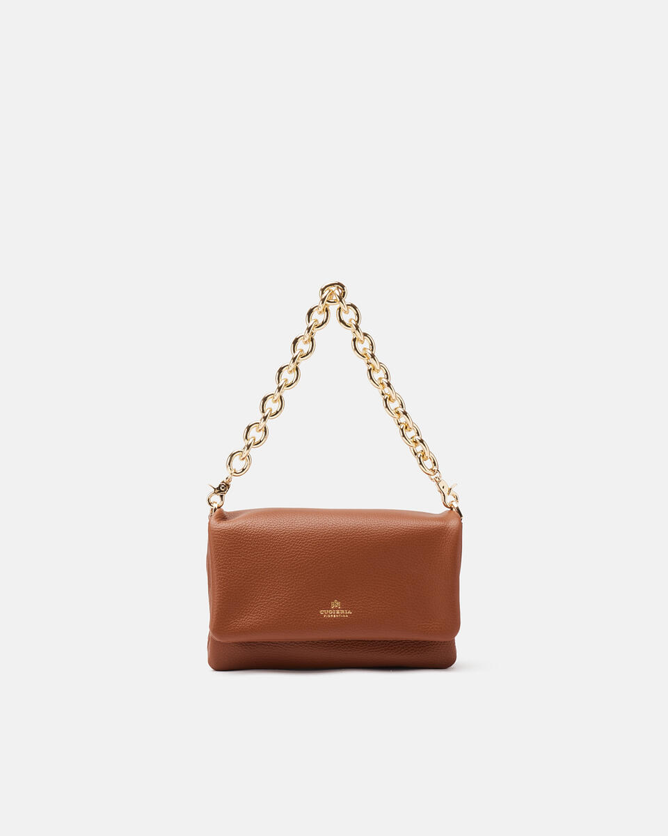 FLAP BAG Caramel  - Mini Bags - Women's Bags - Bags - Cuoieria Fiorentina