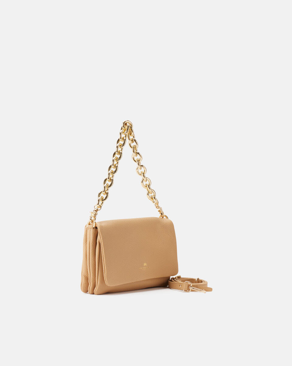 FLAP BAG Champagne  - Bags - Special Price - Cuoieria Fiorentina