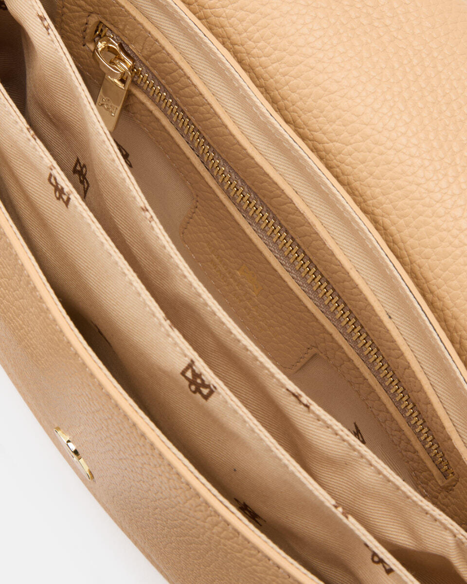 FLAP BAG Champagne  - Bags - Special Price - Cuoieria Fiorentina