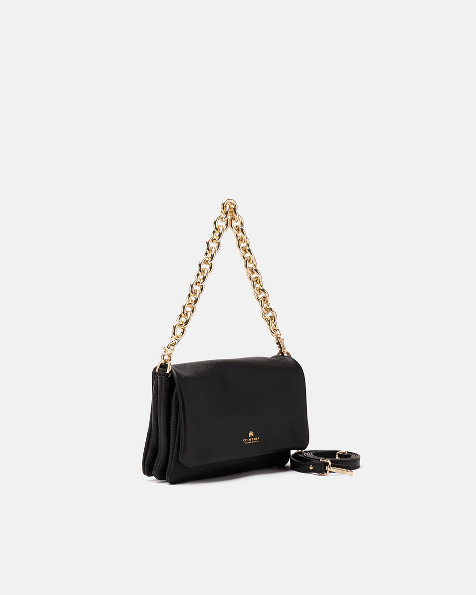 FLAP BAG Black  - Mini Bags - Women's Bags - Bags - Cuoieria Fiorentina