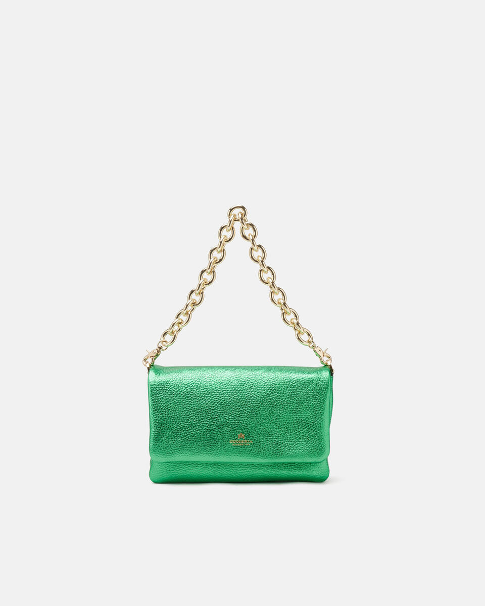 FLAP BAG Green  - Mini Bags - Women's Bags - Bags - Cuoieria Fiorentina