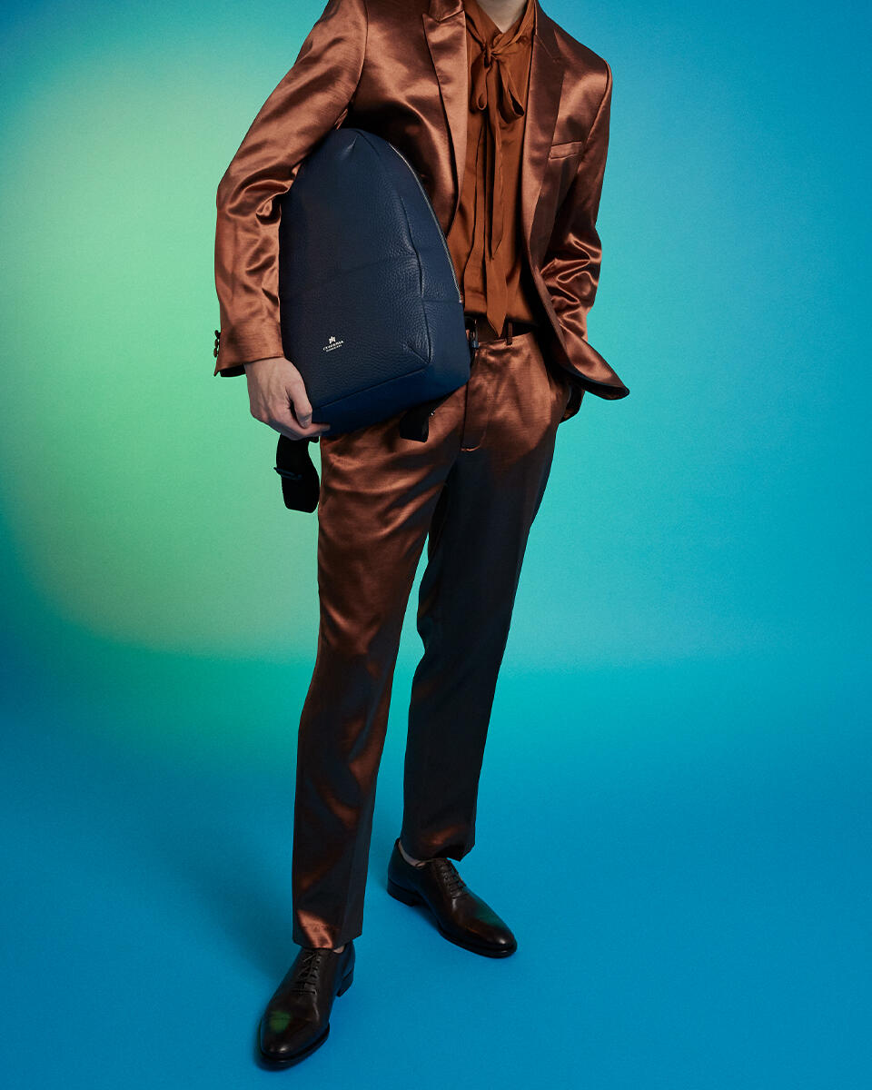 Brad L Backpack Nero  - Zaini - Borse Uomo - Borse - Cuoieria Fiorentina