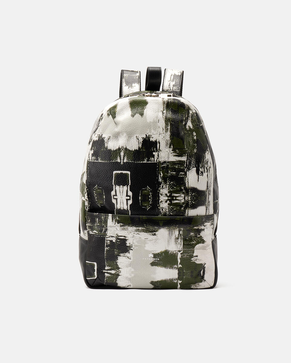Camouflage L Backpack Militare  - Zaini - Borse Uomo - Borse - Cuoieria Fiorentina