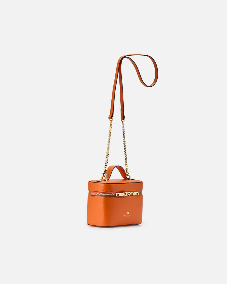 Small Beauty Case Arancio  - Cuoieria Fiorentina