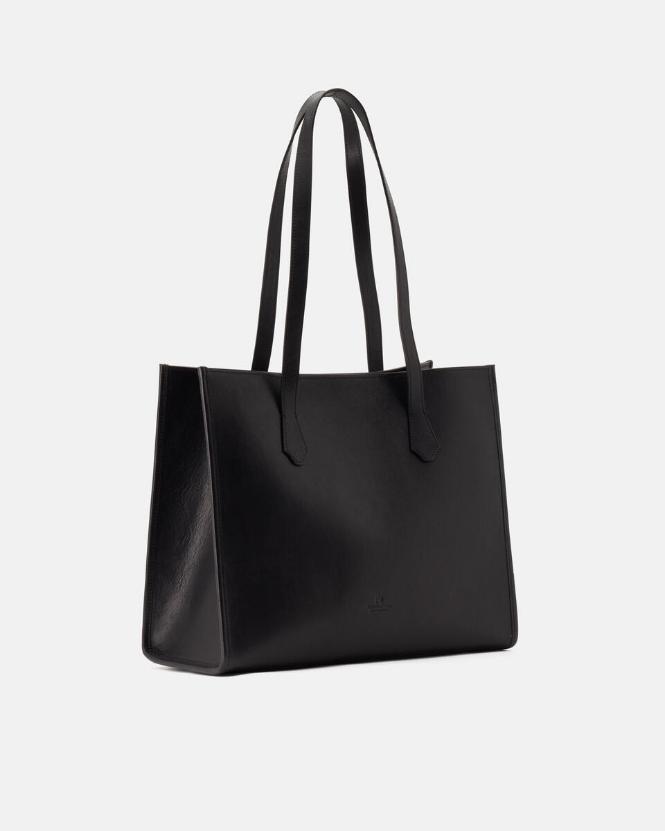 SHOPPING BAG Black  - Shopping - Women's Bags - Bags - Cuoieria Fiorentina