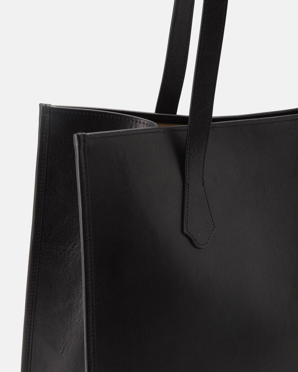 SHOPPING BAG Black  - Shopping - Women's Bags - Bags - Cuoieria Fiorentina