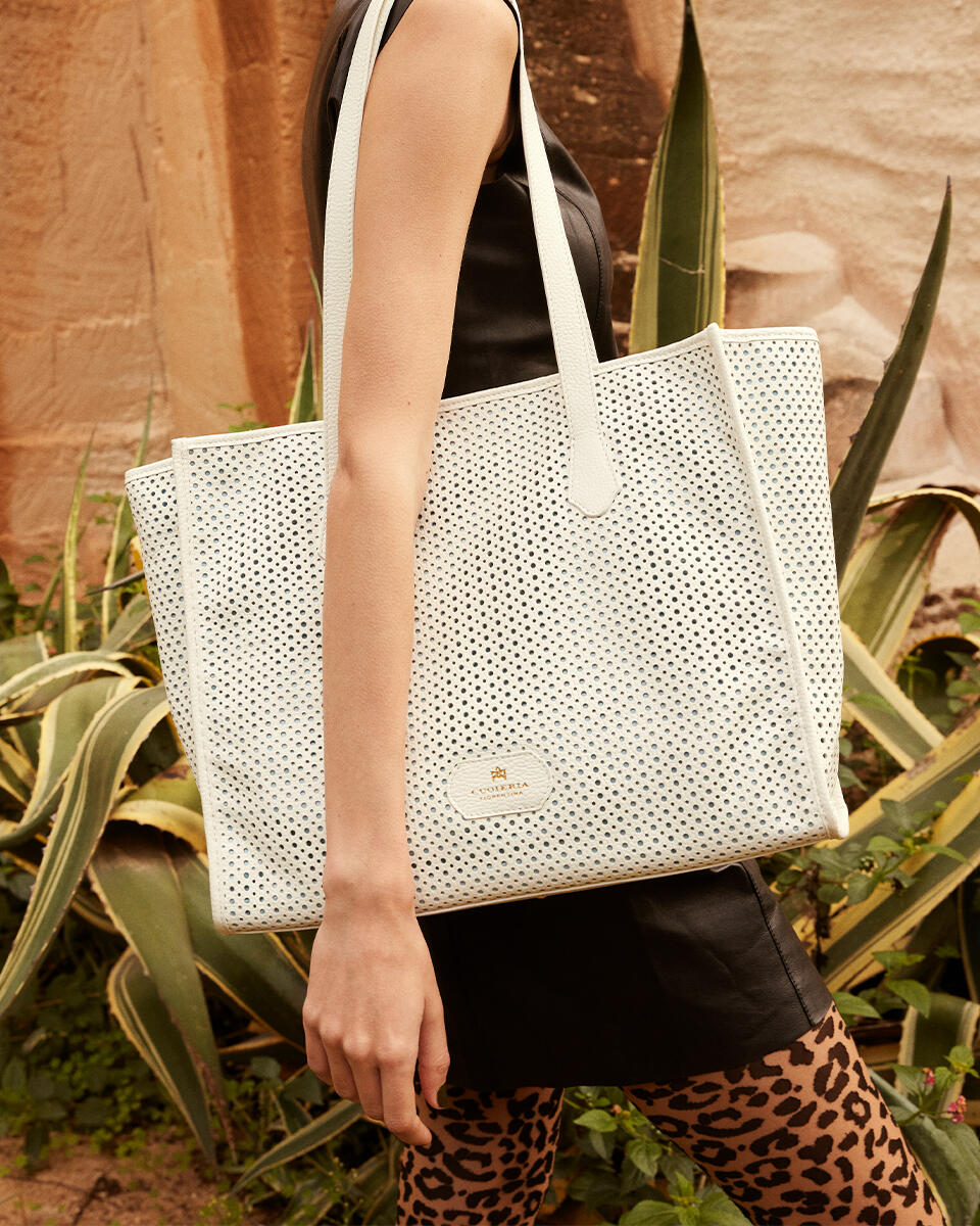 SHOPPING BAG Mahogany  - Shopping - Women's Bags - Bags - Cuoieria Fiorentina