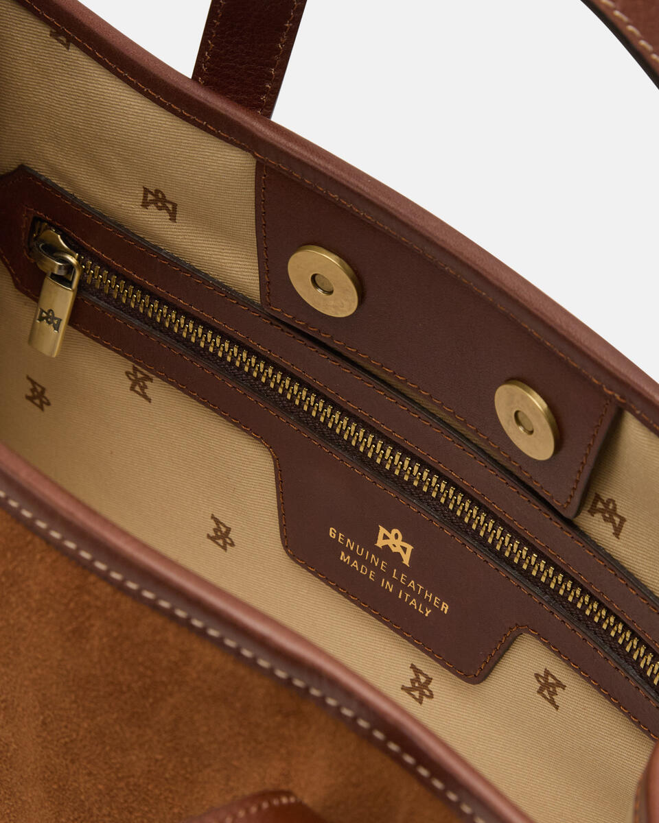 TOTE BAG Caramel  - Tote Bag - Women's Bags - Bags - Cuoieria Fiorentina