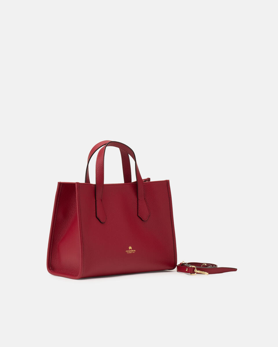 Dora Medium tote dollaro Cherry  - Cuoieria Fiorentina