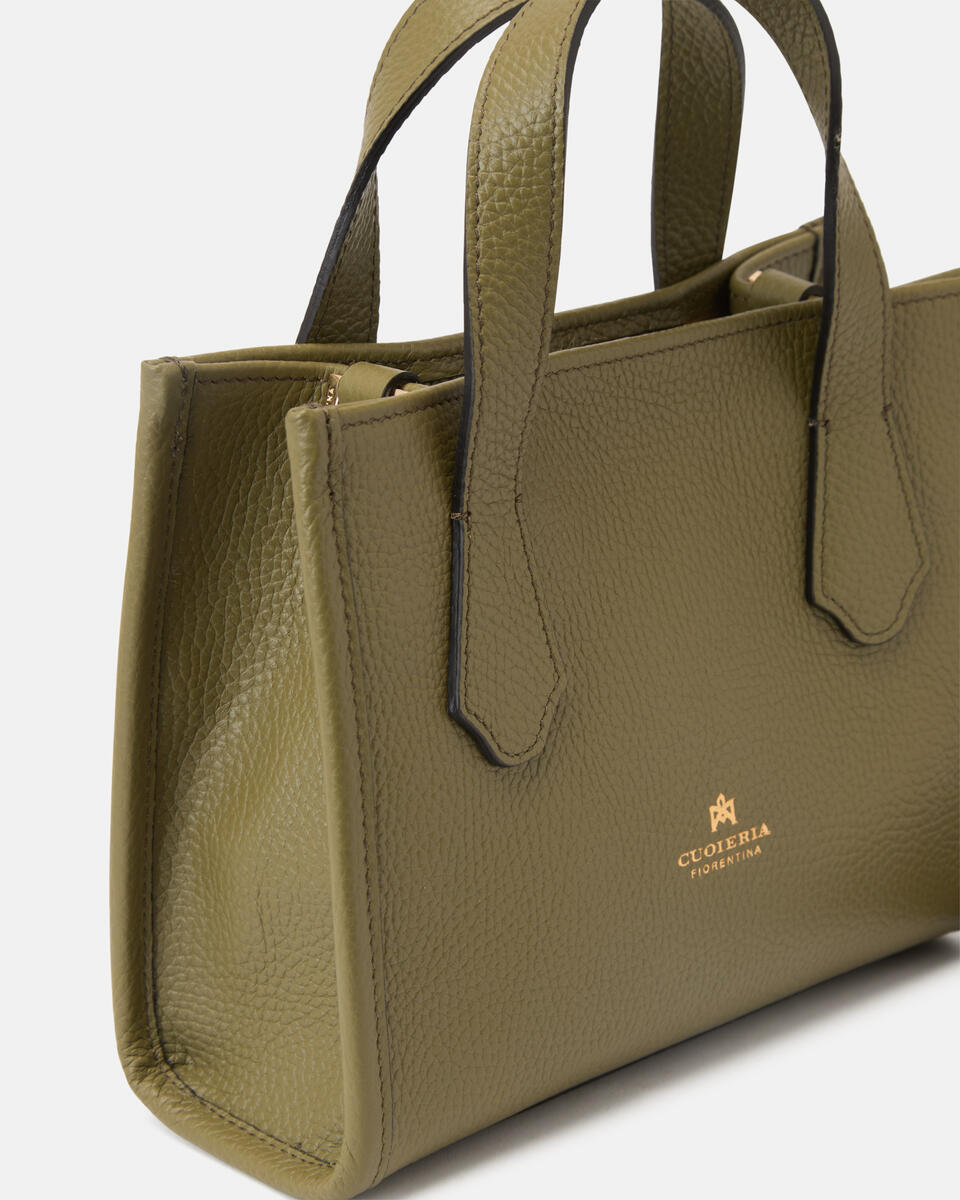 Dora small tote dollaro Militare  - Tote Bag - Borse Donna - Borse - Cuoieria Fiorentina