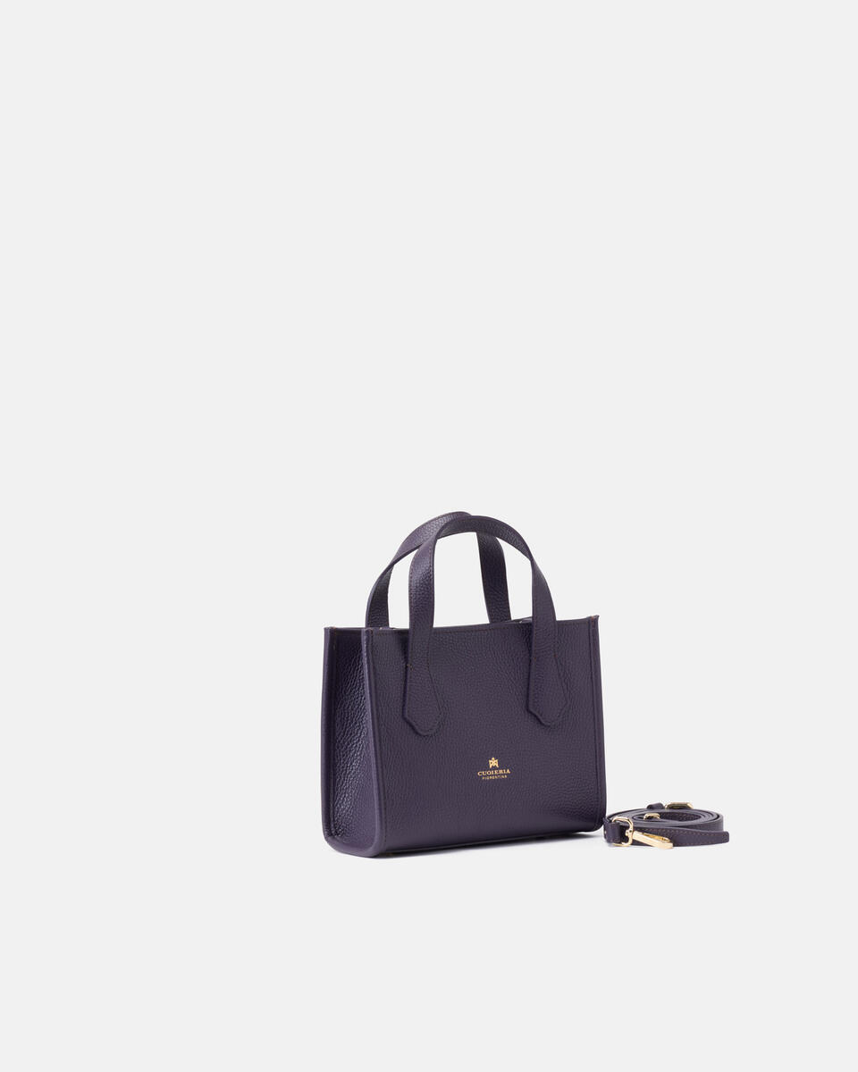Dora small tote dollaro Vampire purple  - Tote Bag - Borse Donna - Borse - Cuoieria Fiorentina
