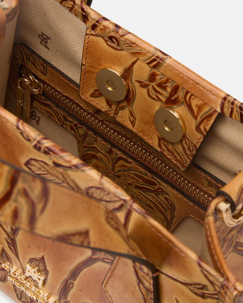MINI TOTE BAG Beige  - Tote Bag - Women's Bags - Bags - Cuoieria Fiorentina