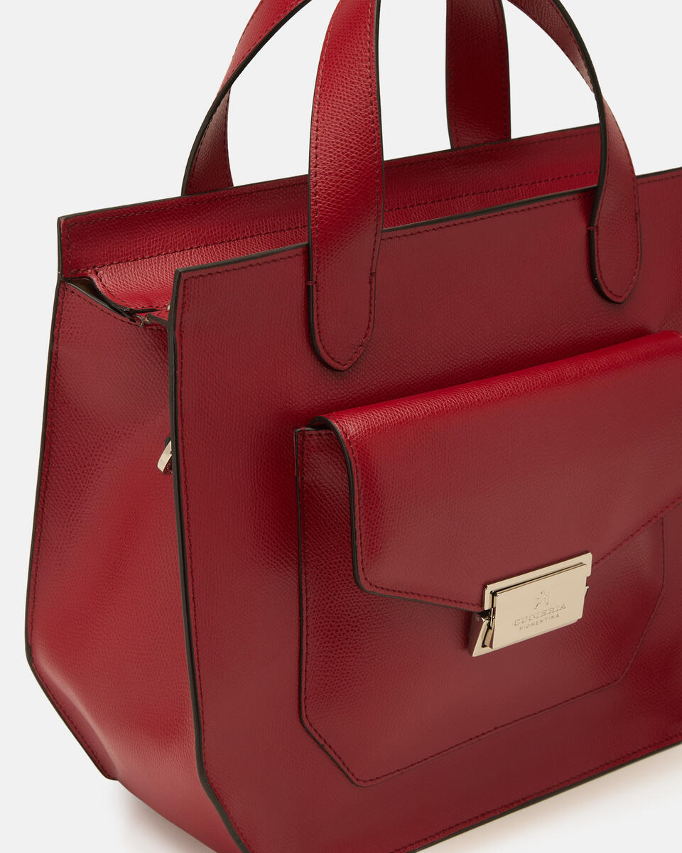Penta tote Cherry  - Cuoieria Fiorentina