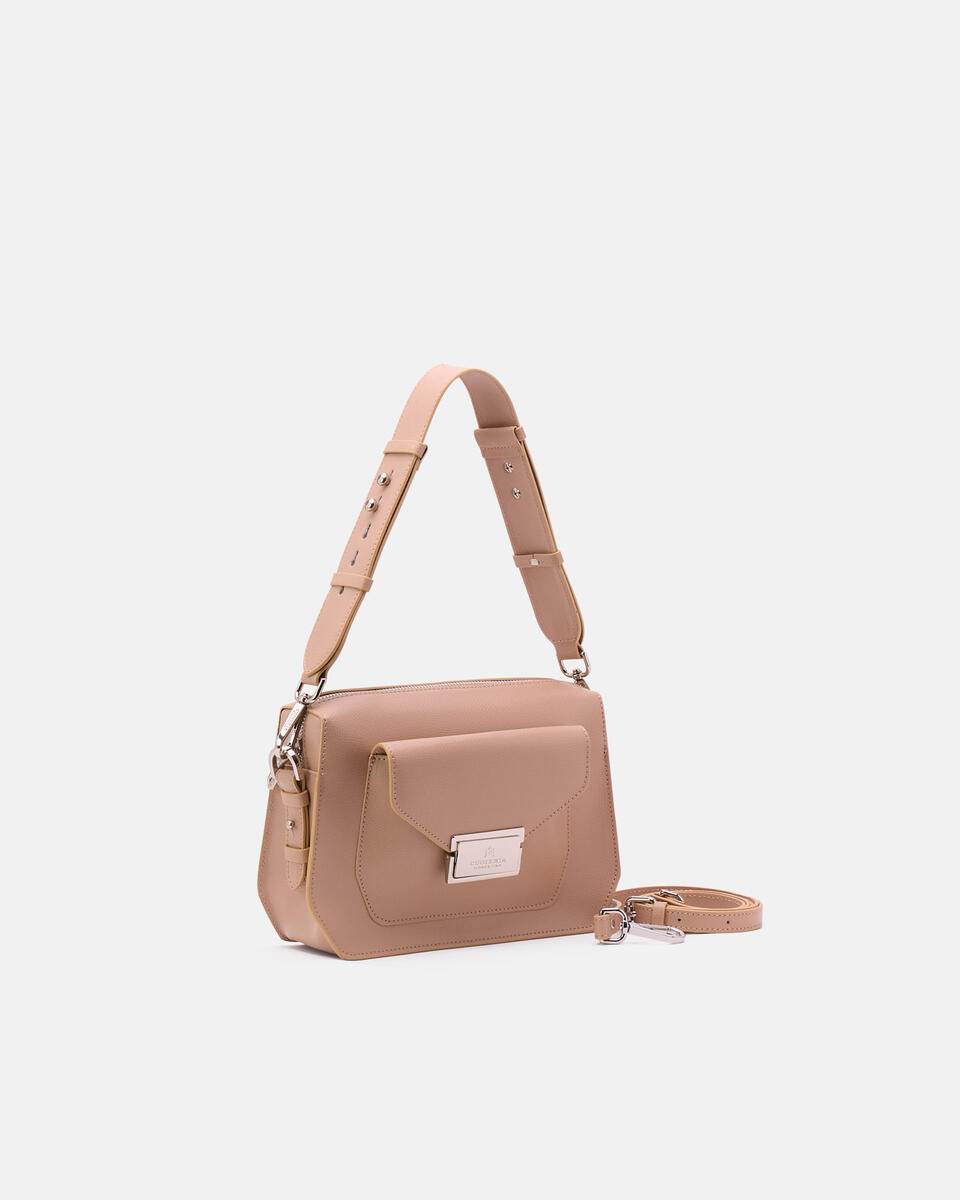 CAMERA BAG Nude  - Cuoieria Fiorentina