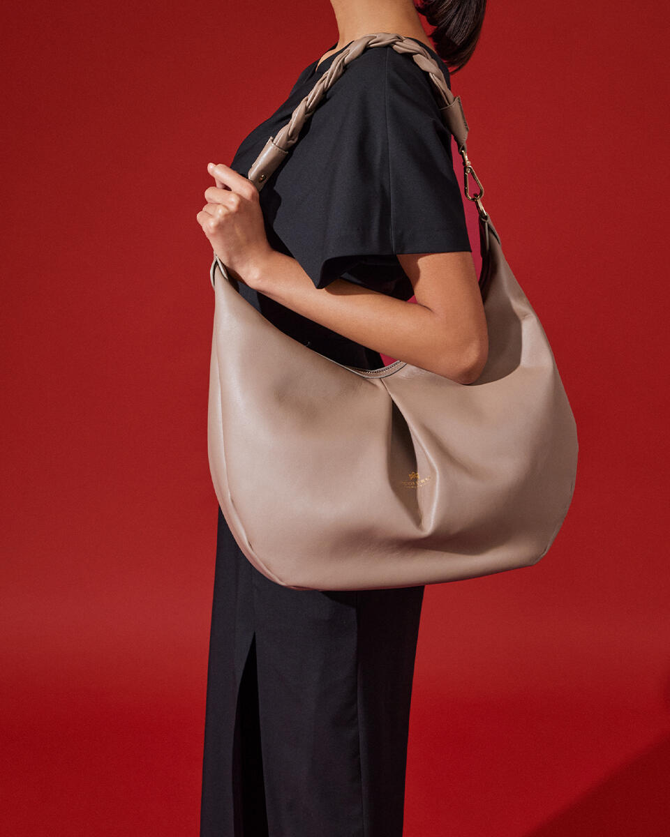 Emma Large hobo Caramel  - Borse A Spalla - Borse Donna - Borse - Cuoieria Fiorentina