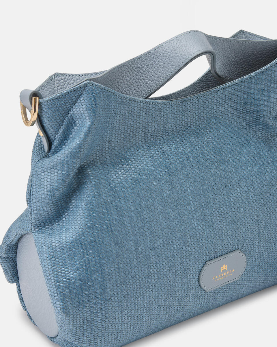 Gaia Tote Raffia Cloud  - Tote Bag - Borse Donna - Borse - Cuoieria Fiorentina