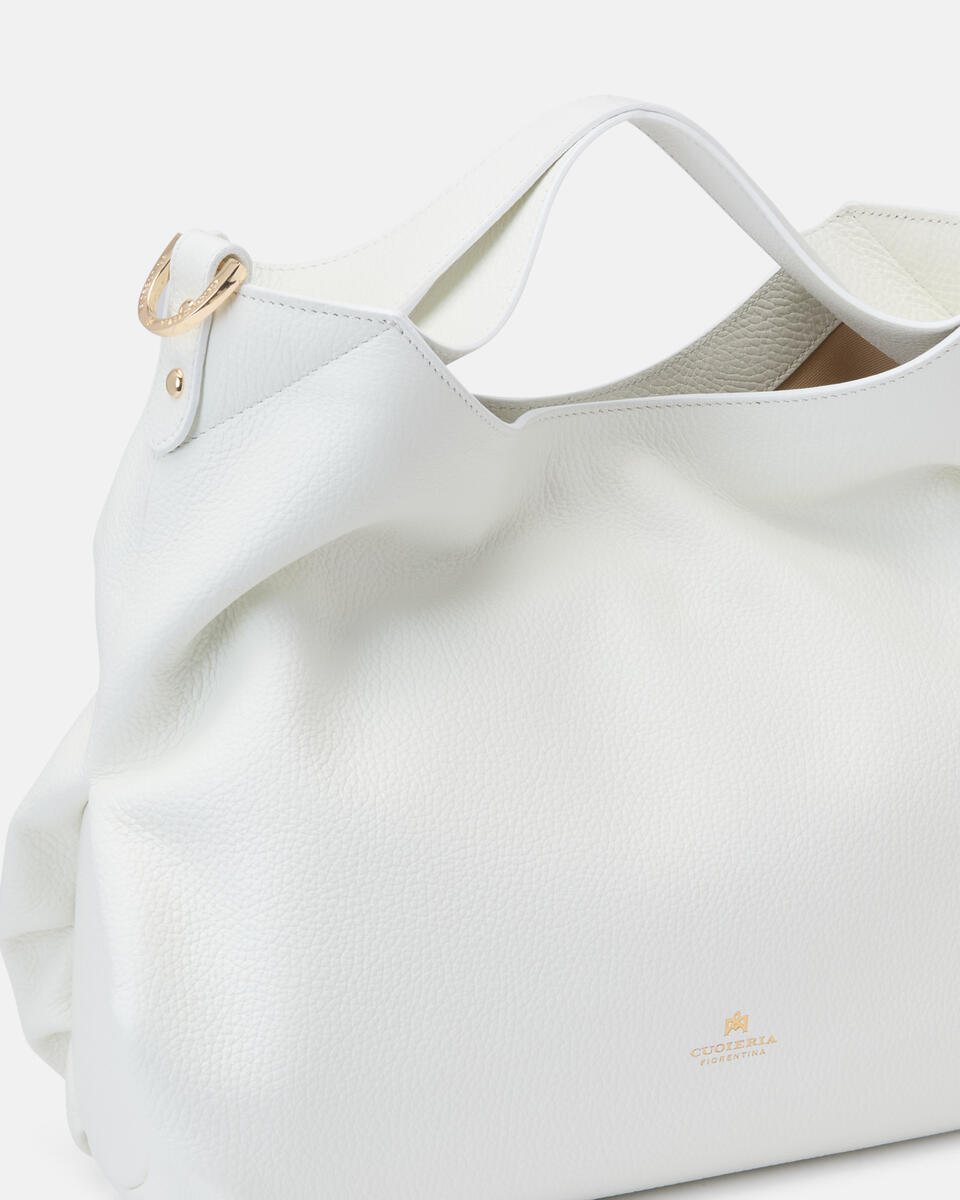 Gaia tote Bianco  - Tote Bag - Borse Donna - Borse - Cuoieria Fiorentina