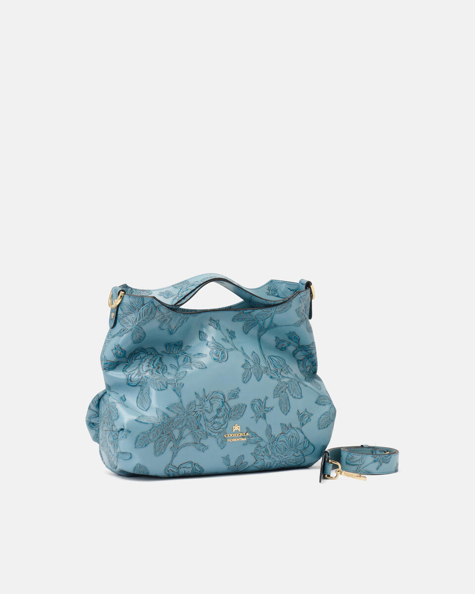 Gaia Tote Mimì Celeste  - Tote Bag - Borse Donna - Borse - Cuoieria Fiorentina