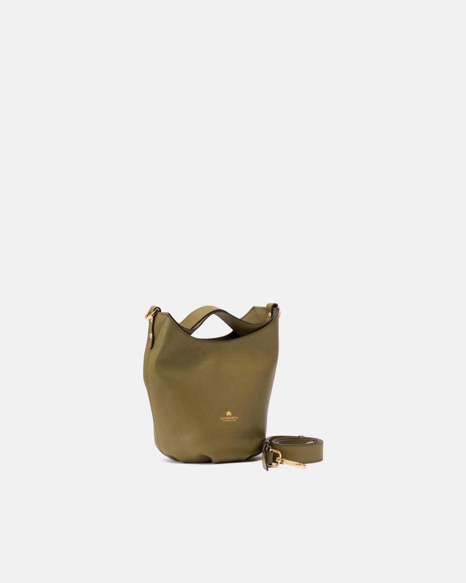 Gaia small bucket Militare  - Secchiello - Borse Donna - Borse - Cuoieria Fiorentina