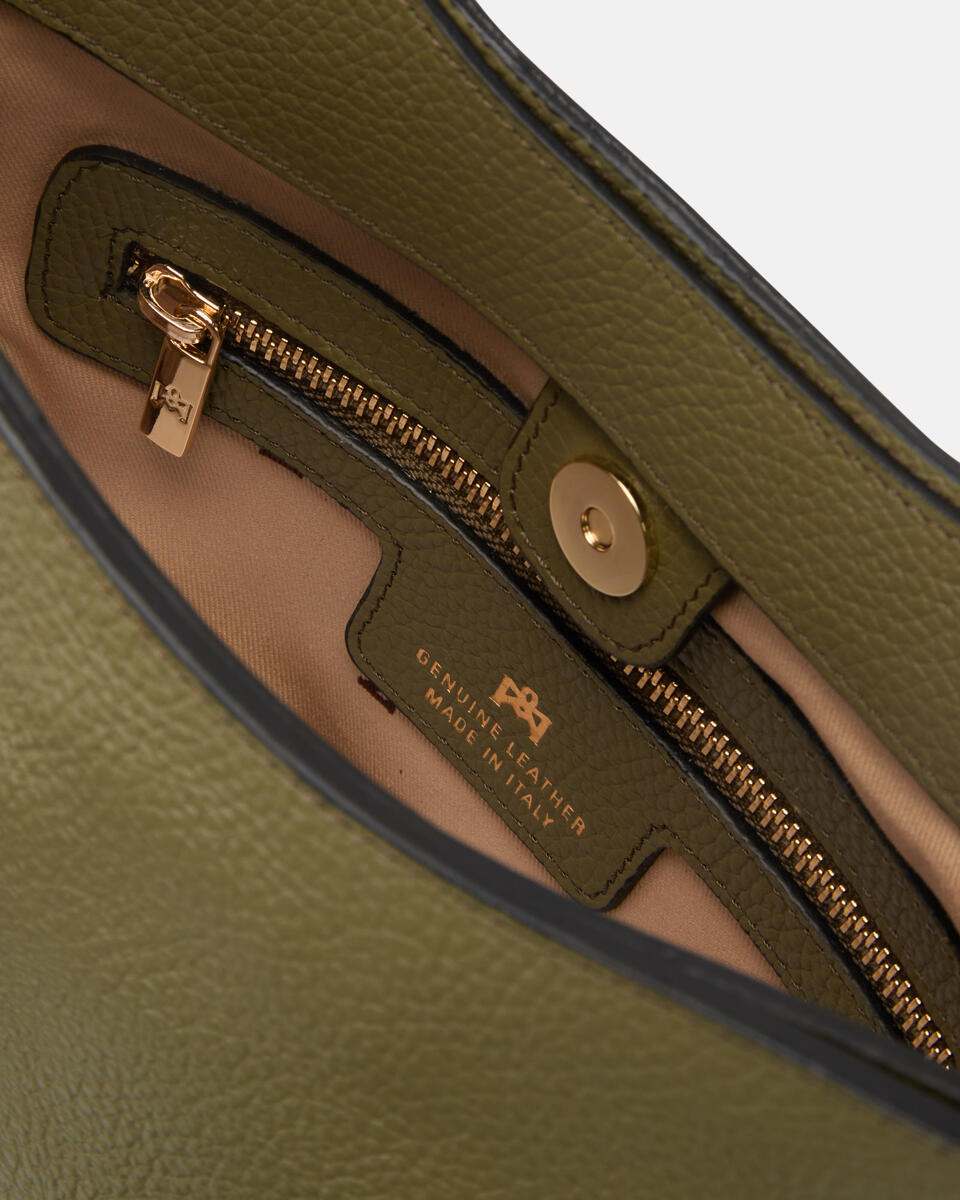 Gaia small bucket Militare  - Secchiello - Borse Donna - Borse - Cuoieria Fiorentina