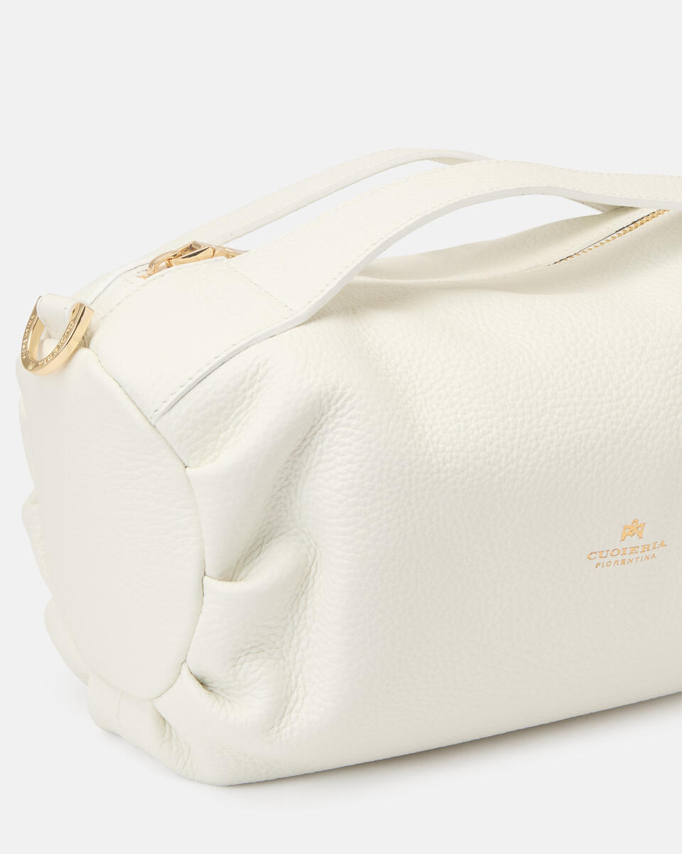 SMALL DUFFLE White  - Cuoieria Fiorentina