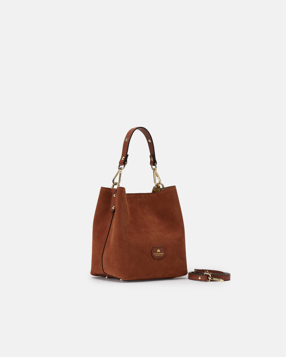 small bucket Caramel  - Bucket Bags - Women's Bags - Bags - Cuoieria Fiorentina