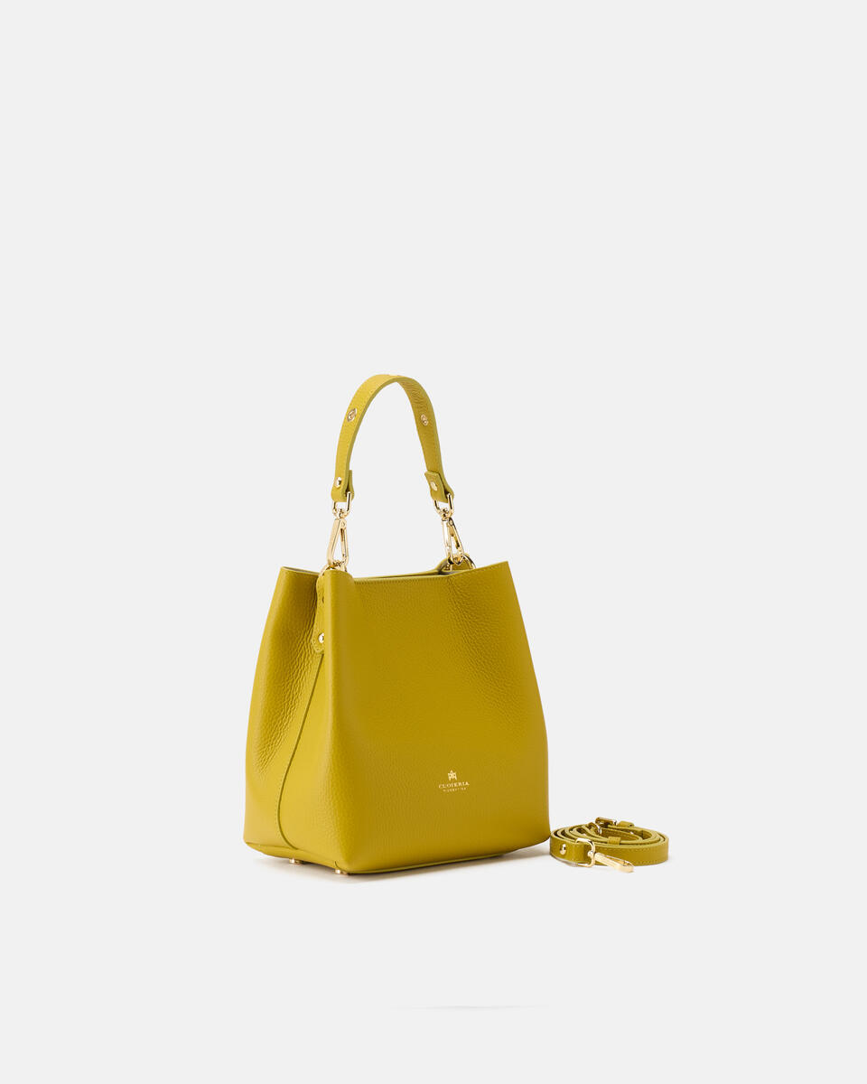 Candy small bucket Acid green  - Secchiello - Borse Donna - Borse - Cuoieria Fiorentina