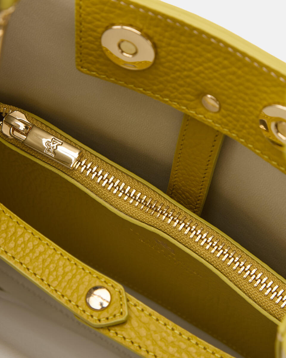 Candy small bucket Acid green  - Secchiello - Borse Donna - Borse - Cuoieria Fiorentina