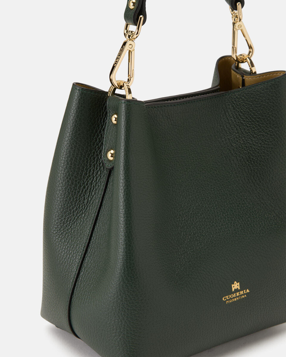 small bucket bag Moss  - Bucket Bags - Women's Bags - Bags - Cuoieria Fiorentina