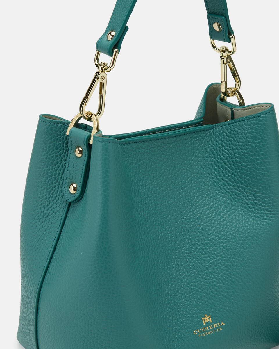small bucket bag Pavone  - Cuoieria Fiorentina