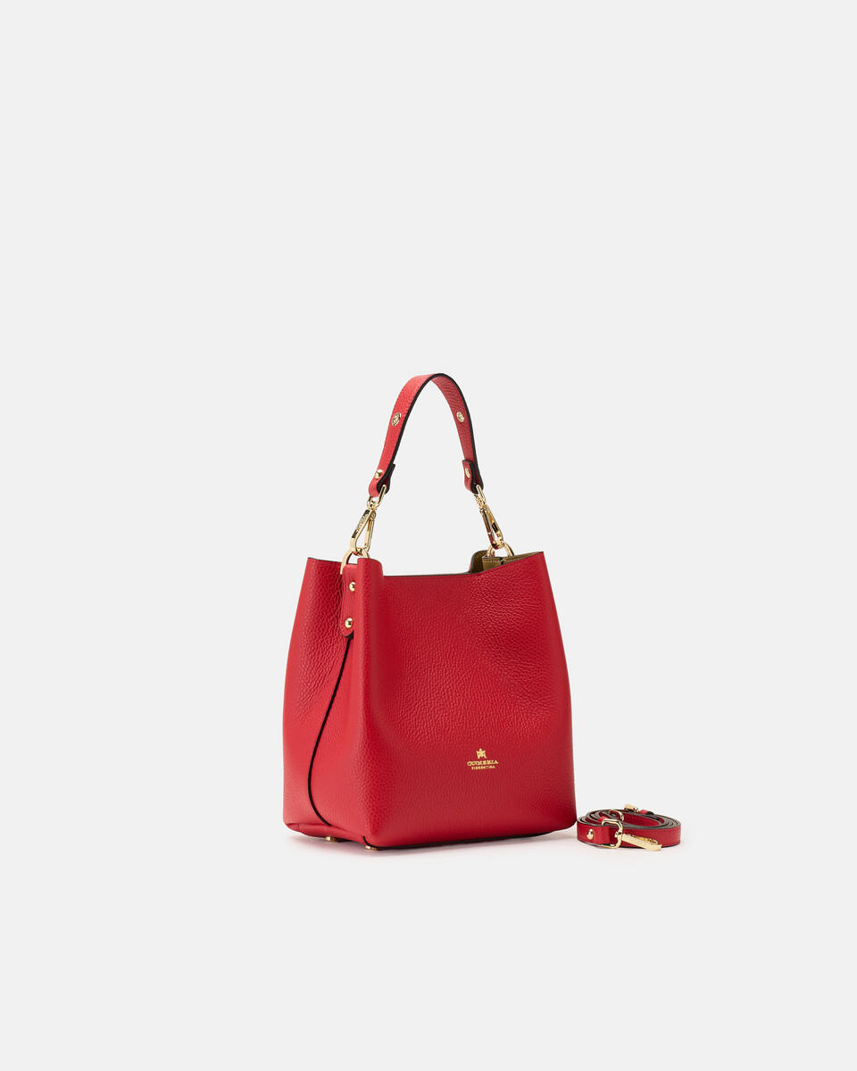 Candy small bucket Tomato  - Secchiello - Borse Donna - Borse - Cuoieria Fiorentina