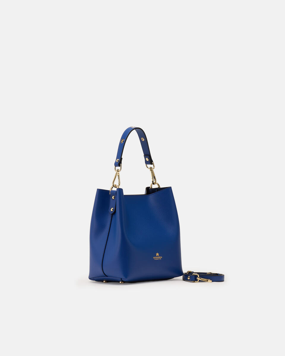 SMALL BUCKET BAG Bluette  - Bucket Bags - Women's Bags - Bags - Cuoieria Fiorentina