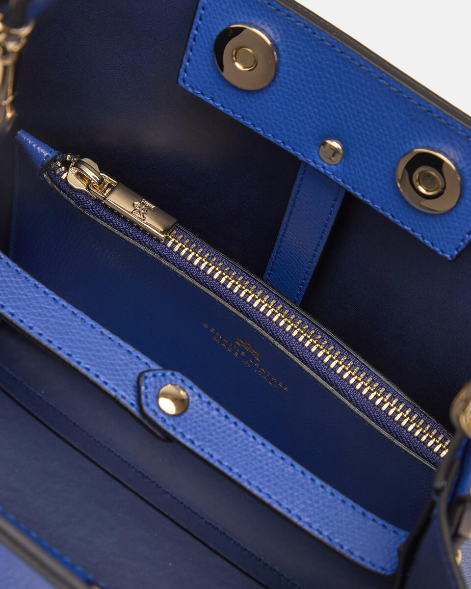 SMALL BUCKET BAG Bluette  - Bucket Bags - Women's Bags - Bags - Cuoieria Fiorentina