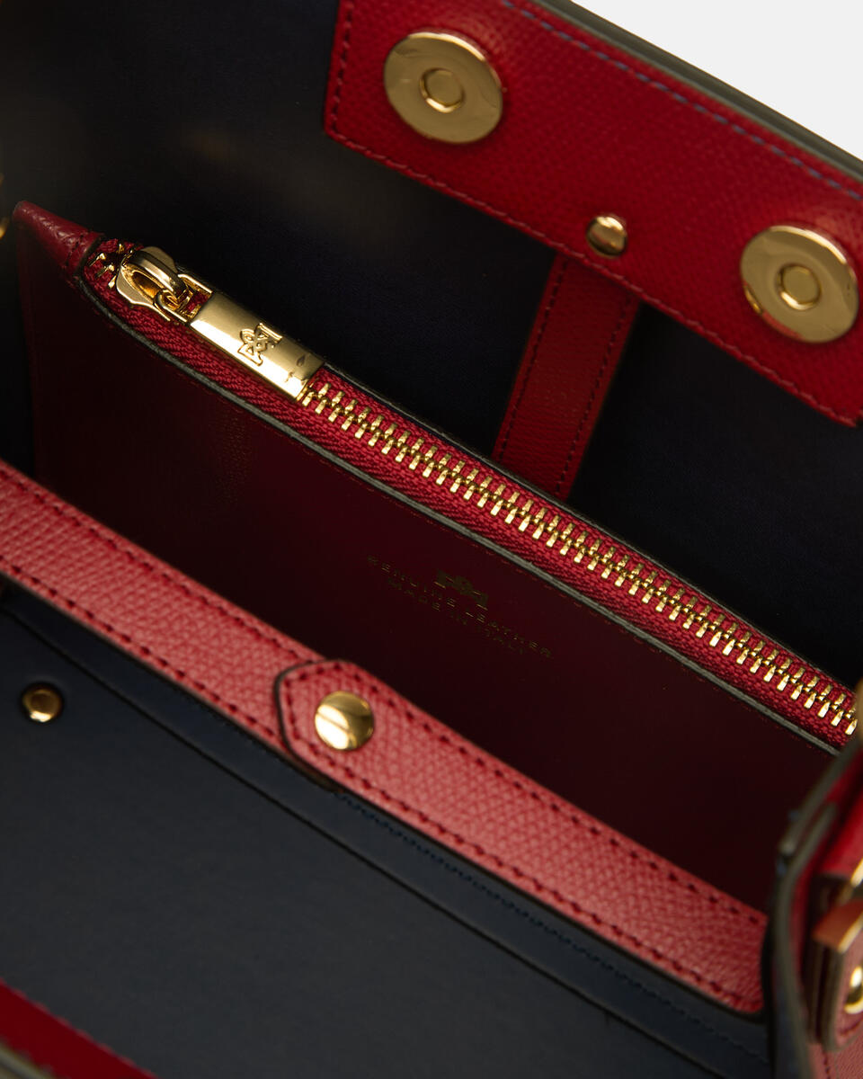 SMALL BUCKET BAG Cherry  - Cuoieria Fiorentina