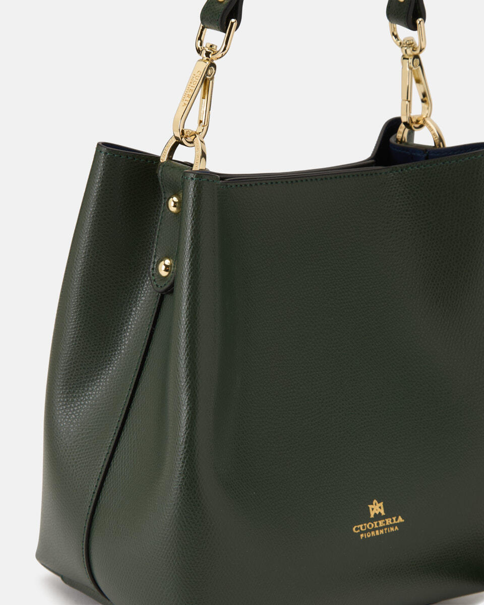 SMALL BUCKET BAG Moss  - Cuoieria Fiorentina