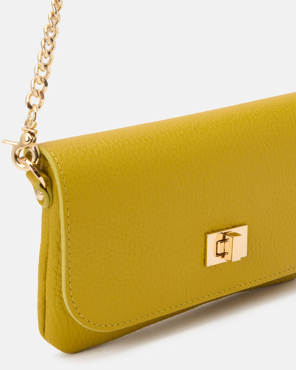 Patty clutch Acid green  - Mini Bags - Borse Donna - Borse - Cuoieria Fiorentina