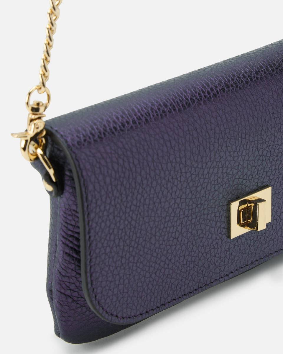 CLUTCH BAG Vampire purple  - Cuoieria Fiorentina