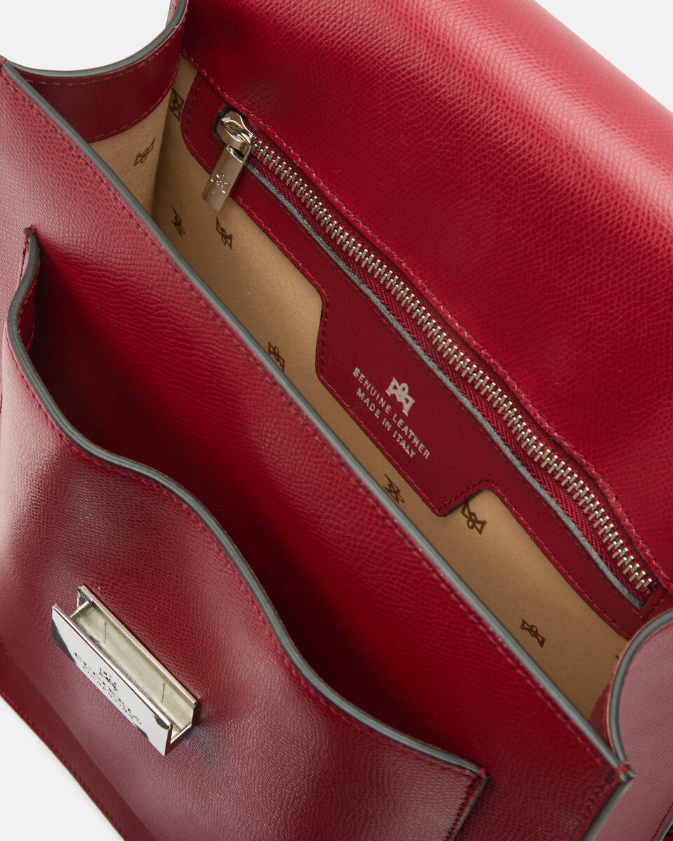 Penta Backpack Cherry  - Cuoieria Fiorentina