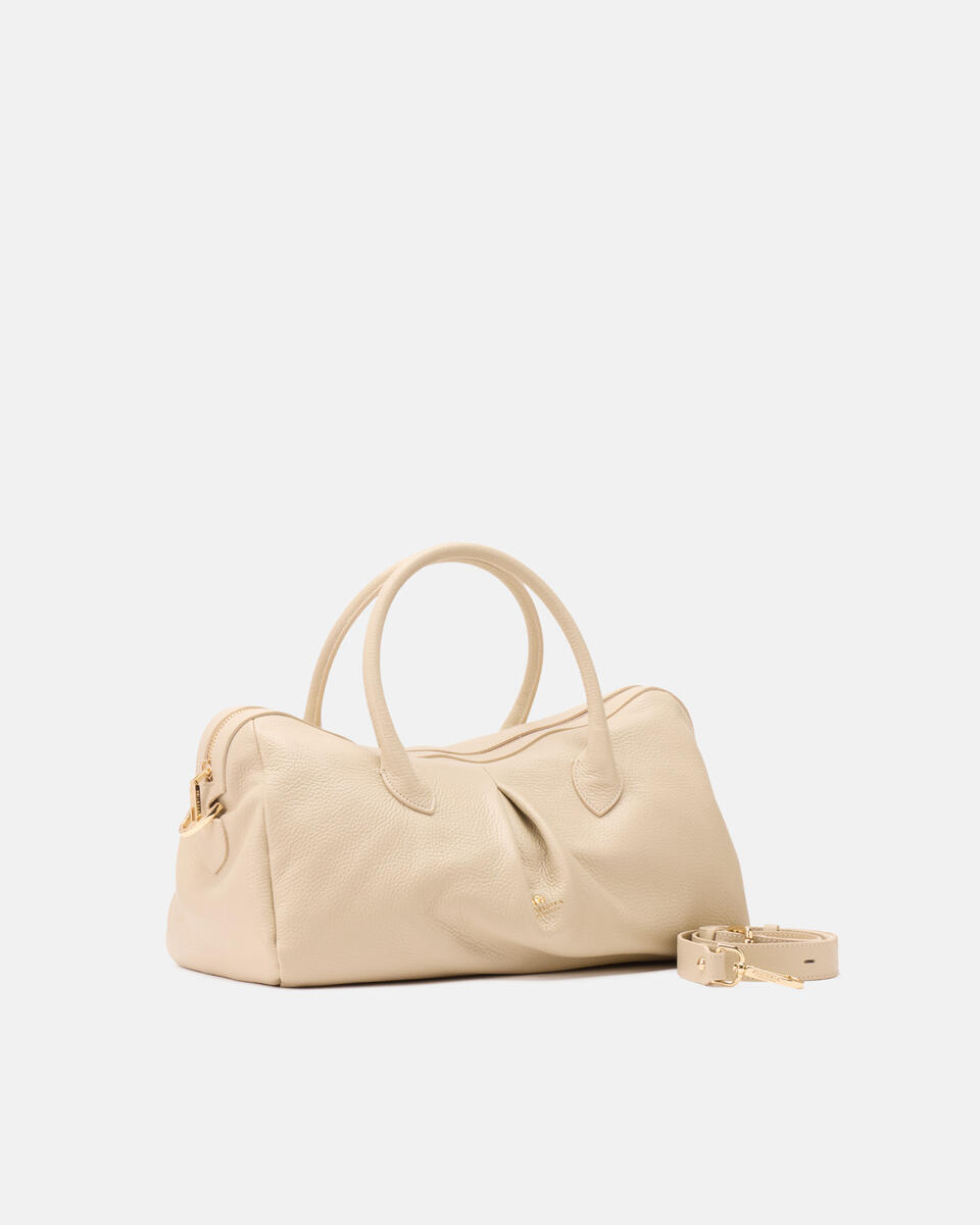 Emma Large Duffle Dollaro Prosecco  - Tote Bag - Borse Donna - Borse - Cuoieria Fiorentina