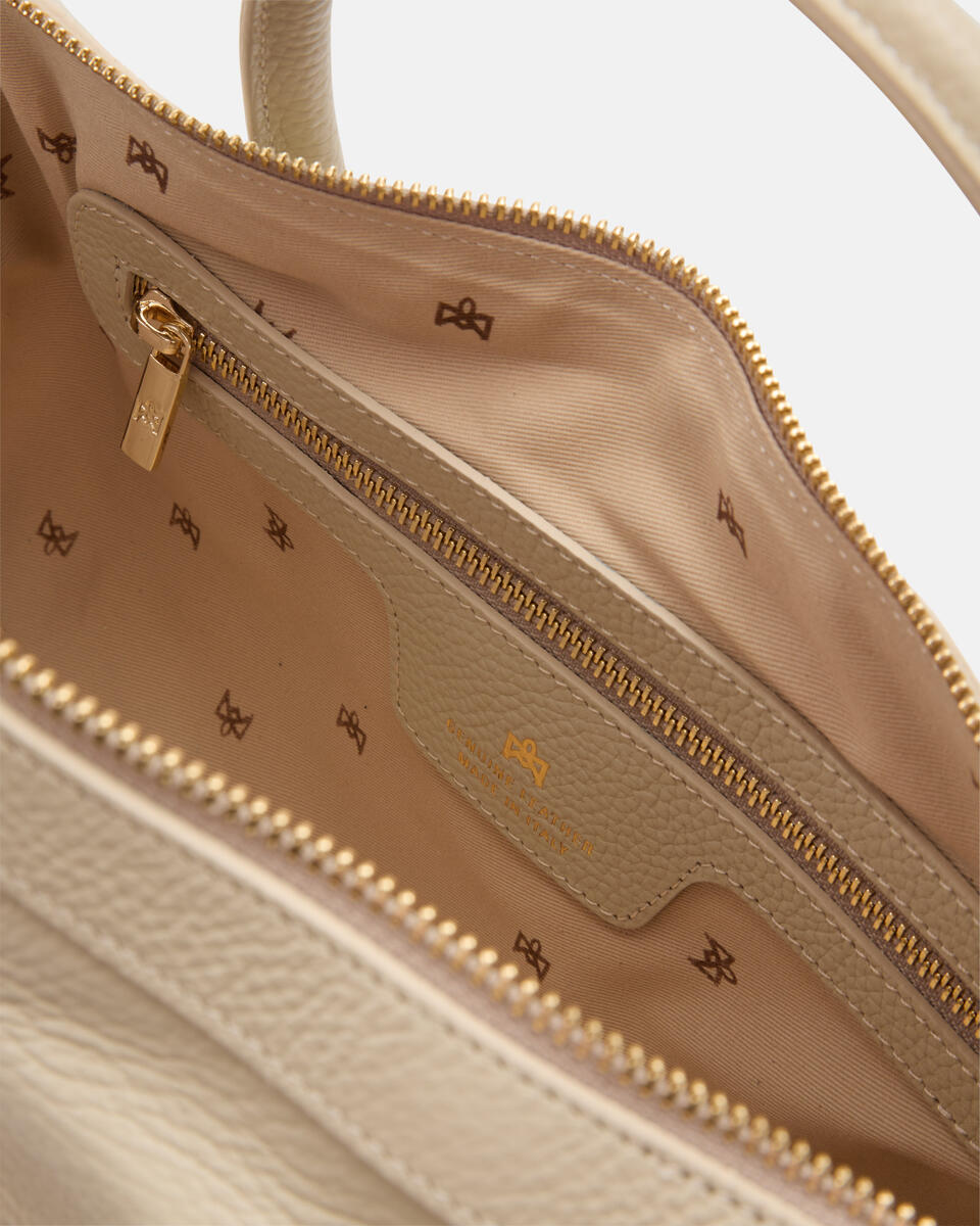 Emma Large Duffle Dollaro Prosecco  - Tote Bag - Borse Donna - Borse - Cuoieria Fiorentina